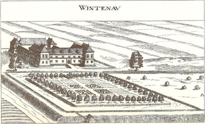 Topographia Ducatus Stiriae - 479 Windenau near Marburg by Georg Matthaus Vischer